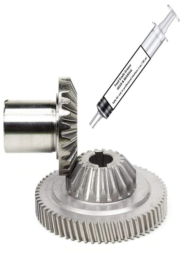 محور تروس الخلاط الأصلي من GLOB PRO SOLUTIONS W11192794 مع شحم، متوافق مع تروس خلاط KitchenAid W11192794، 3K45SS، 4K45SS - Image 1